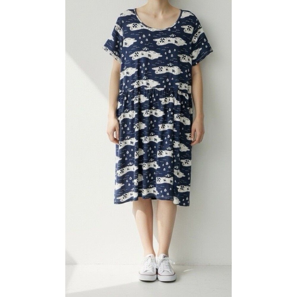 Winter Water Factory Dress Womens XXXL 100% Organic Cotton Beach Sustainable
